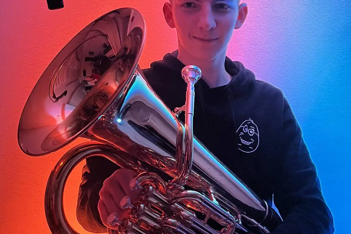 Frühgrumbeere Jonas Euphonium Foto: Jonas Larscheid
