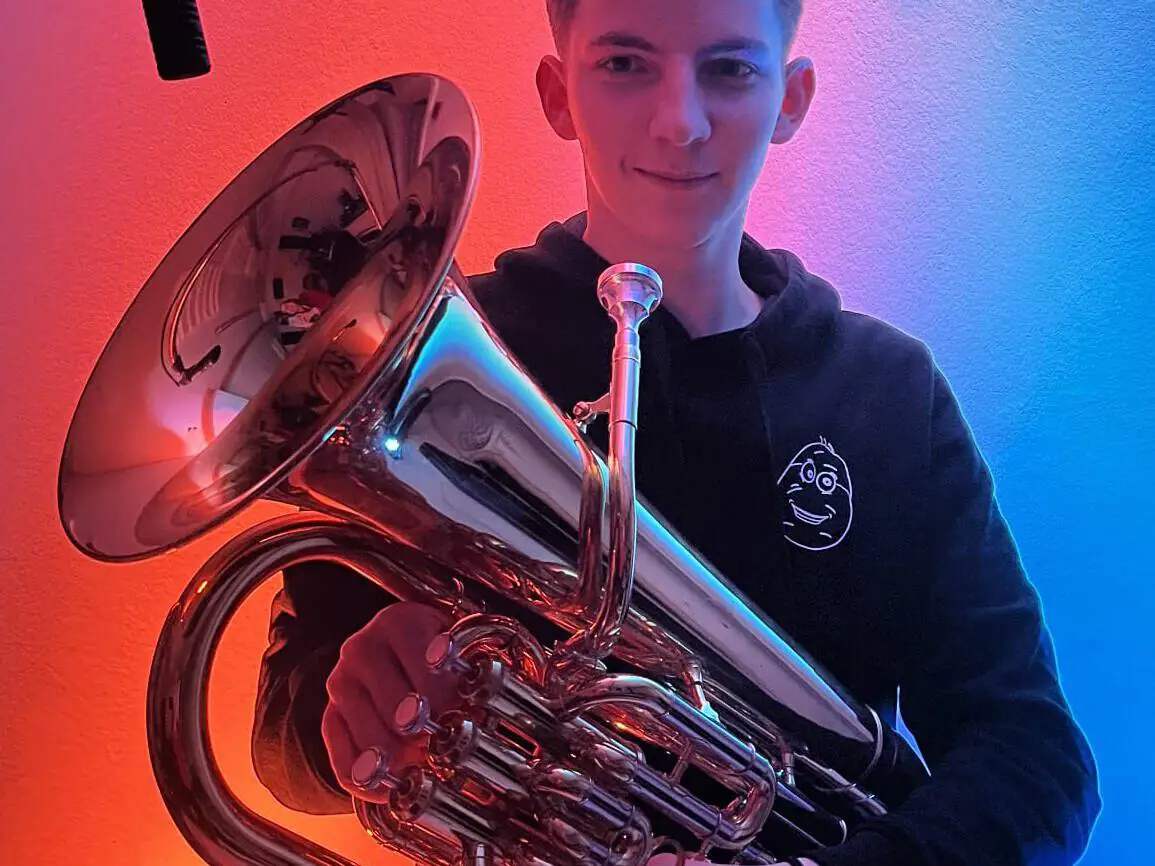 Frühgrumbeere Jonas Euphonium Foto: Jonas Larscheid