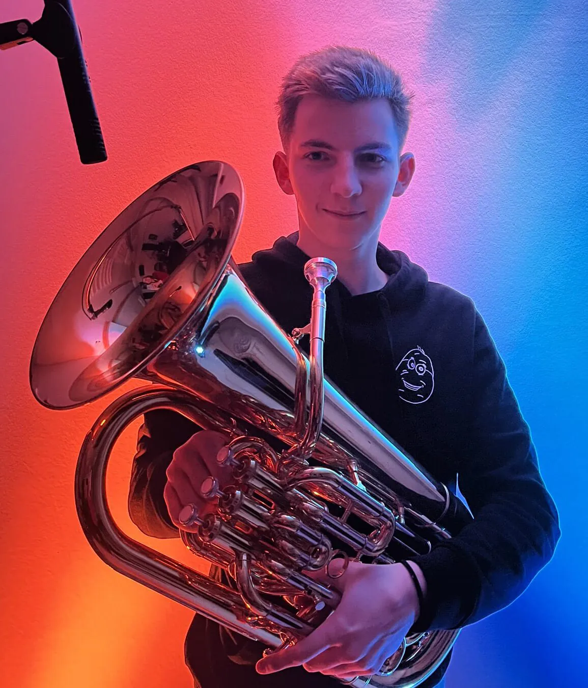 Frühgrumbeere Jonas Euphonium Foto: Jonas Larscheid