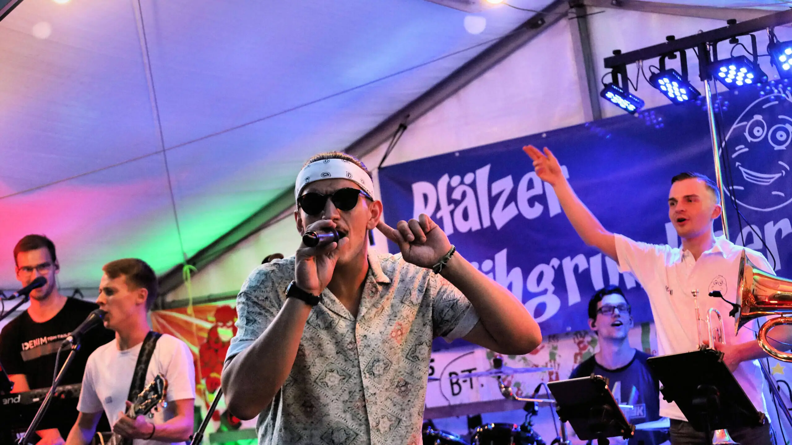 Frühgrumbeere Partyband Kerwe Berghausen 2024 Foto: Marco Brendel