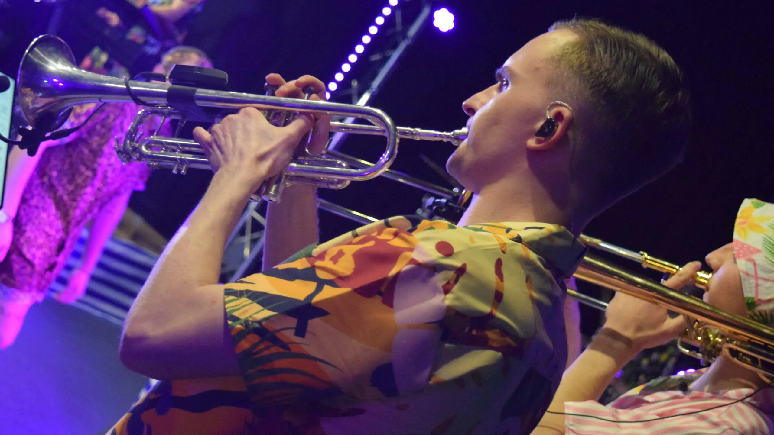 Frühgrumbeere Partyband LIVE Schlappenball Rheinhausen 2025 Foto: Ann-Sophie Manz