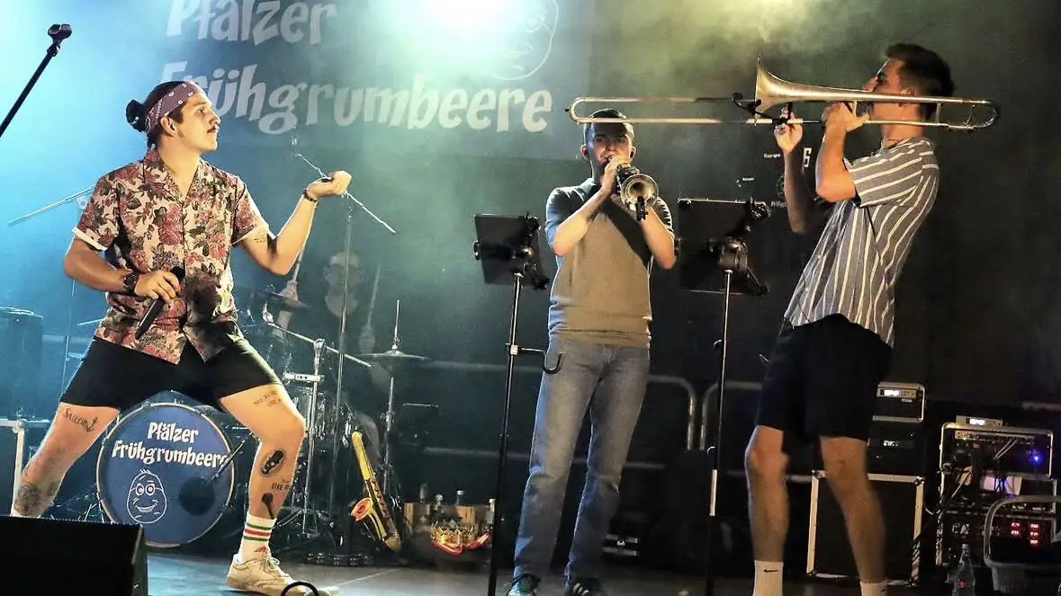 Frühgrumbeere Partyband Tabakdorffest Harthausen 2025 Foto: Marco Brendel