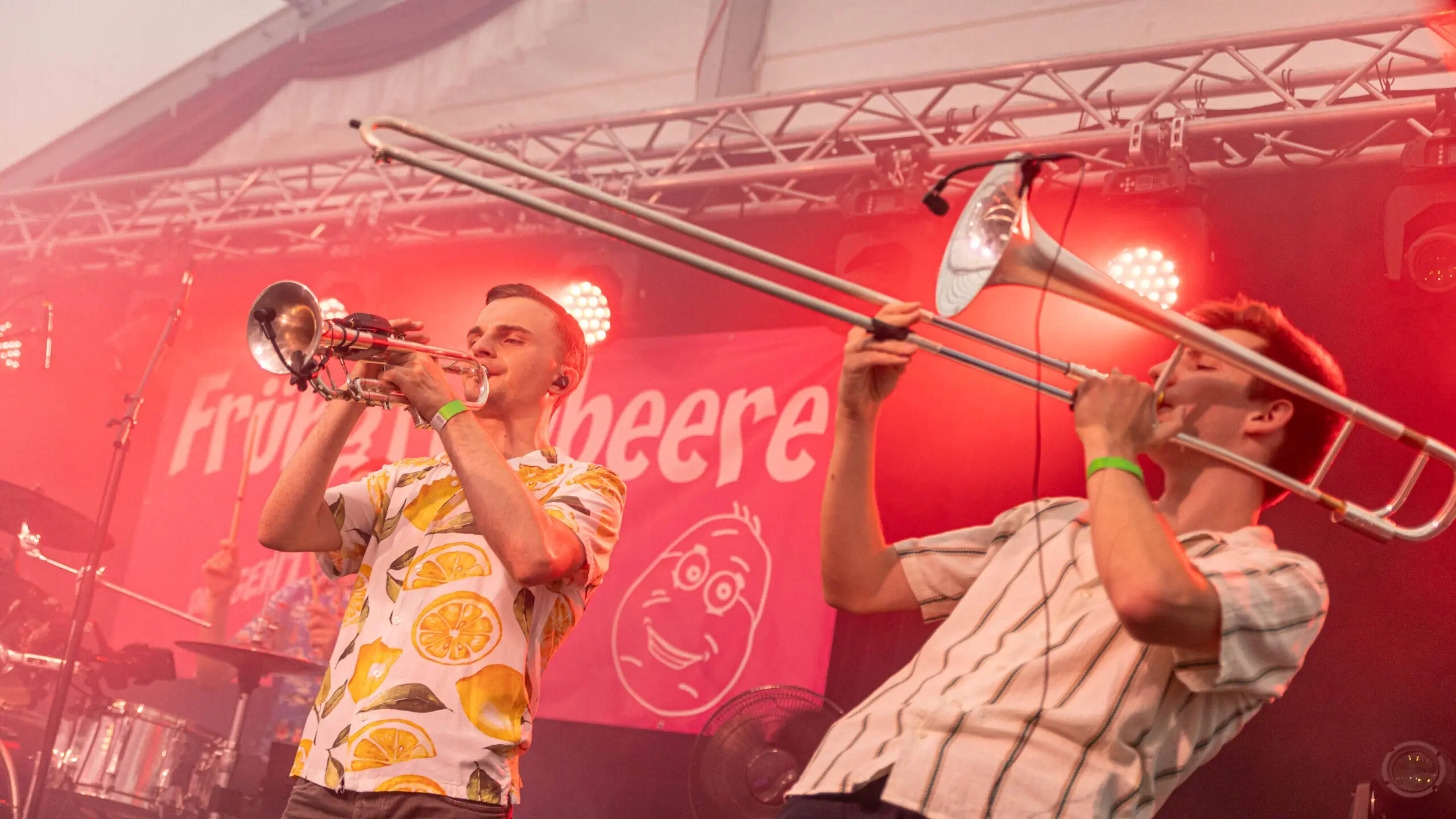 Frühgrumbeere Partyband Brezelfest Speyer Samstag 2026 Foto: Johannes Stender