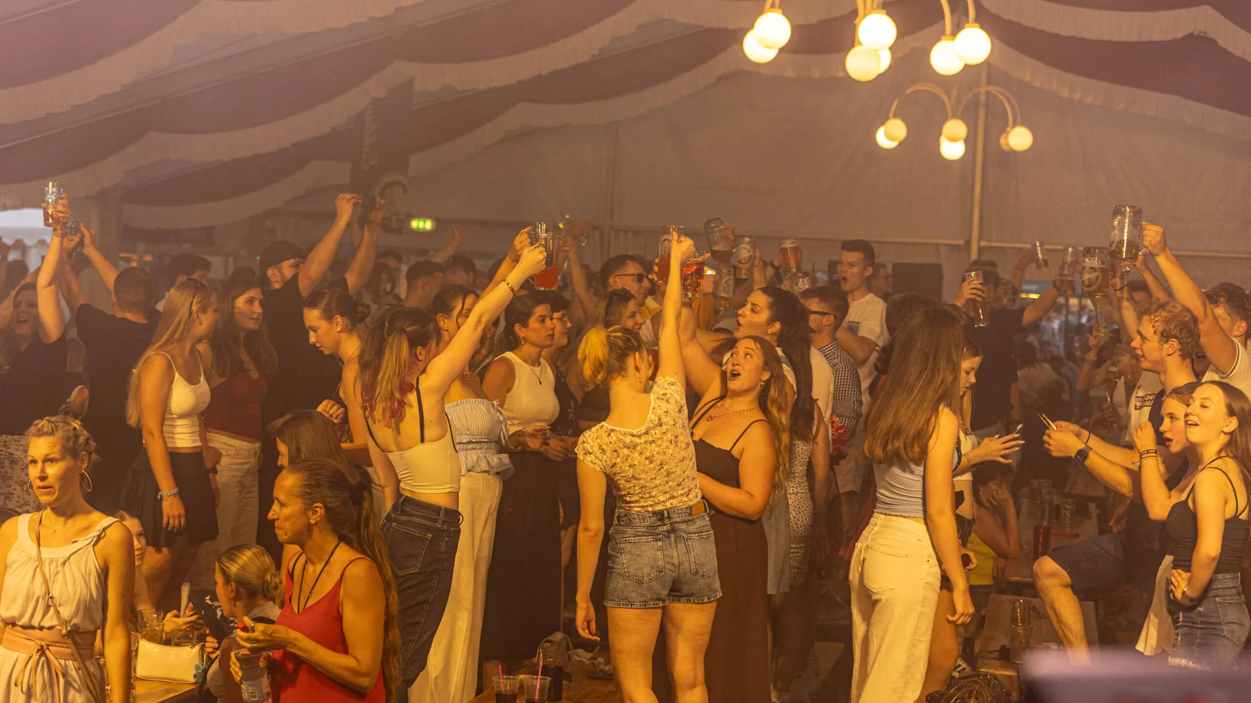 Frühgrumbeere Partyband Brezelfest Speyer Samstag 2026 Foto: Johannes Stender