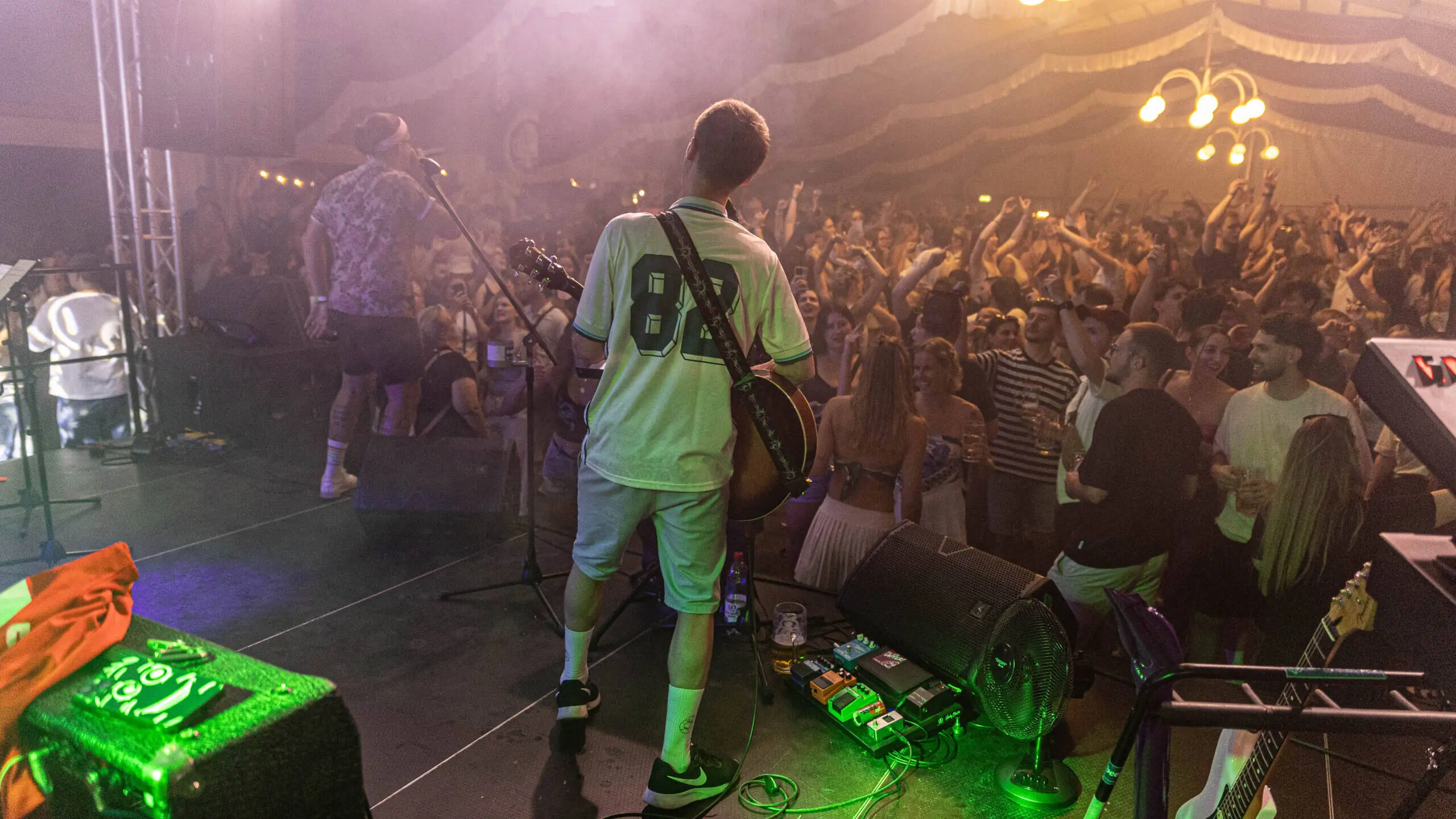 Frühgrumbeere Partyband Brezelfest Speyer Samstag 2026 Foto: Johannes Stender