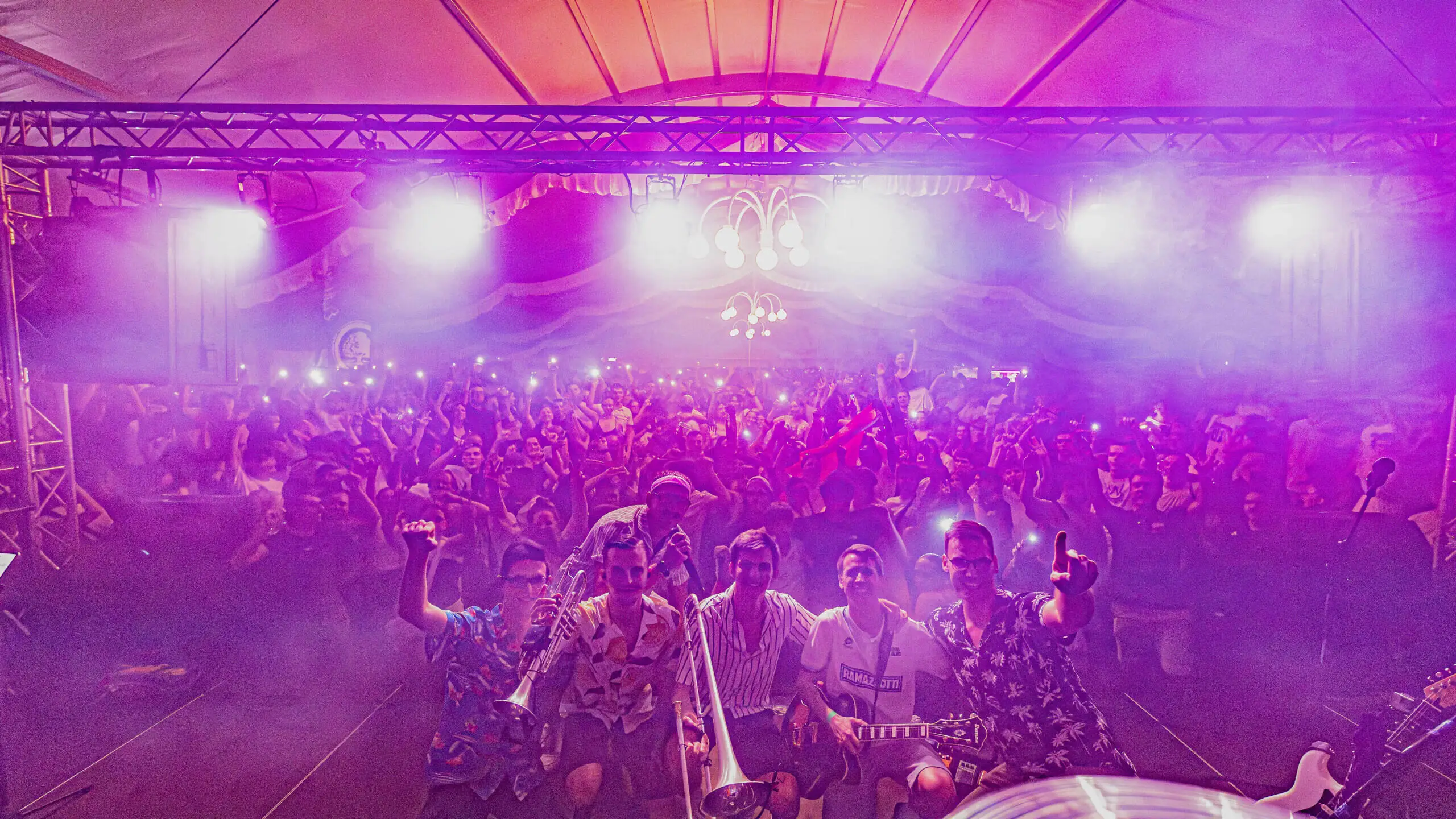Frühgrumbeere Partyband Brezelfest Speyer Samstag 2026 Foto: Johannes Stender