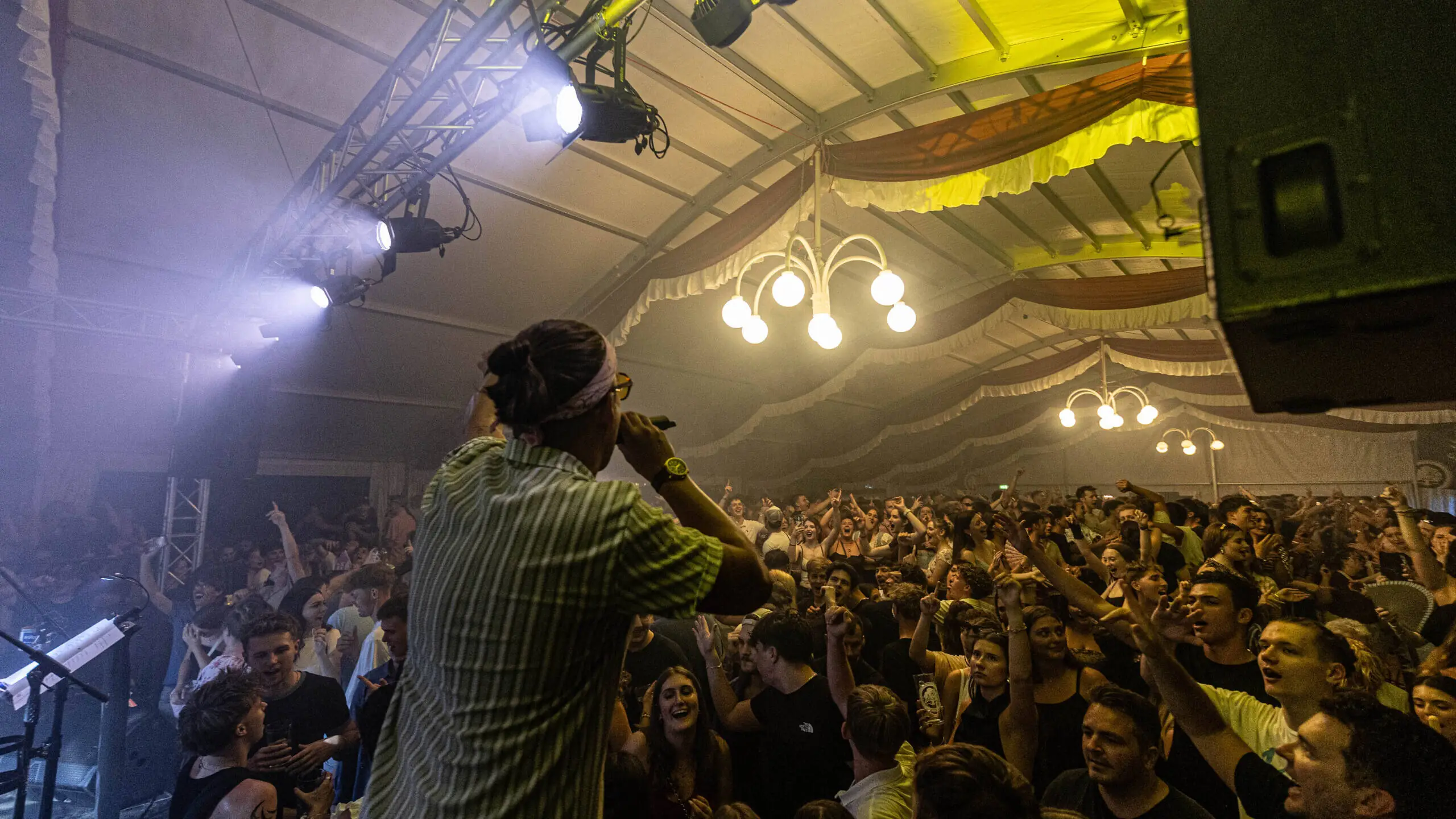 Frühgrumbeere Partyband Brezelfest Speyer Samstag 2026 Foto: Johannes Stender