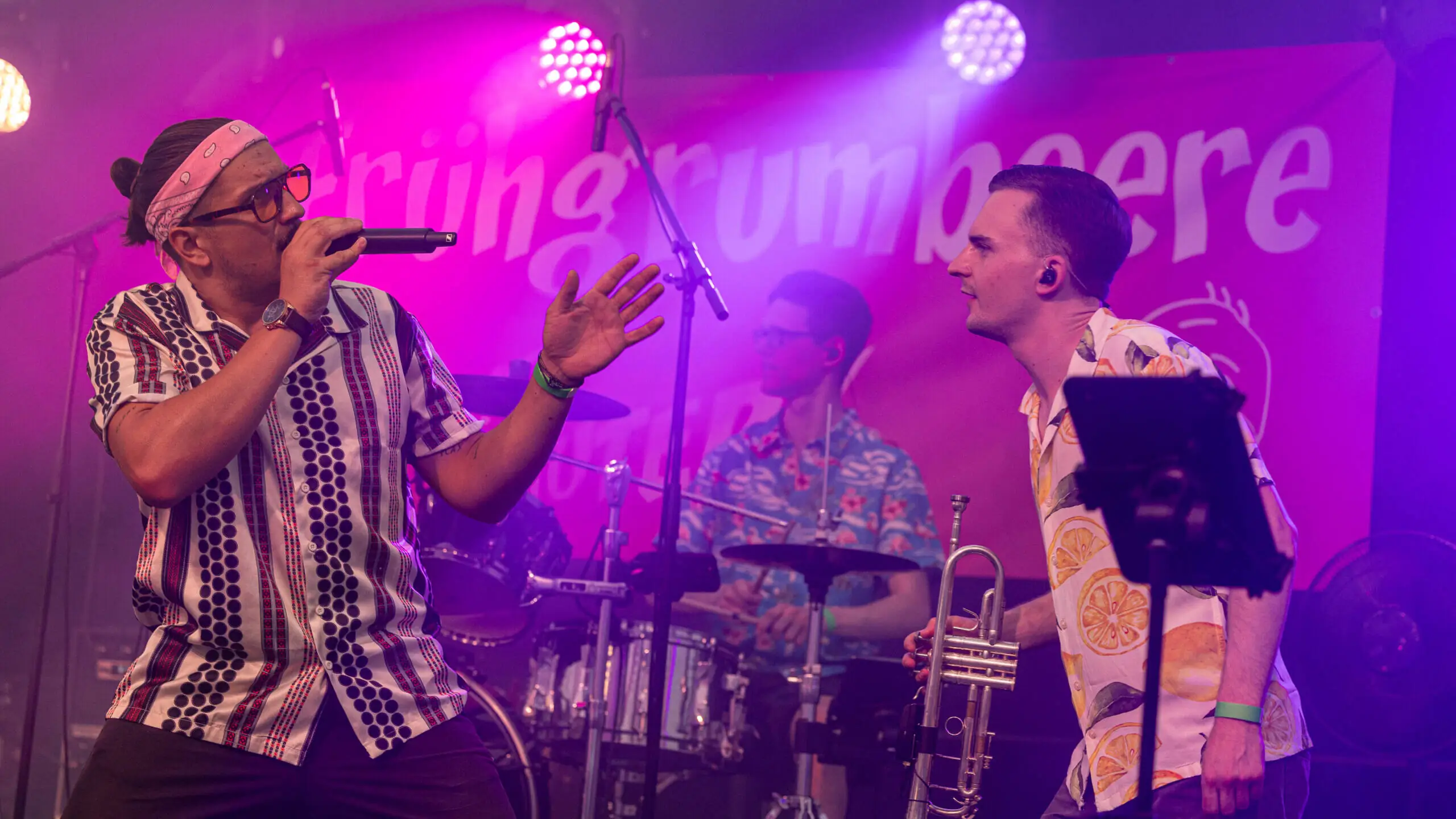 Frühgrumbeere Partyband Brezelfest Speyer Samstag 2026 Foto: Johannes Stender
