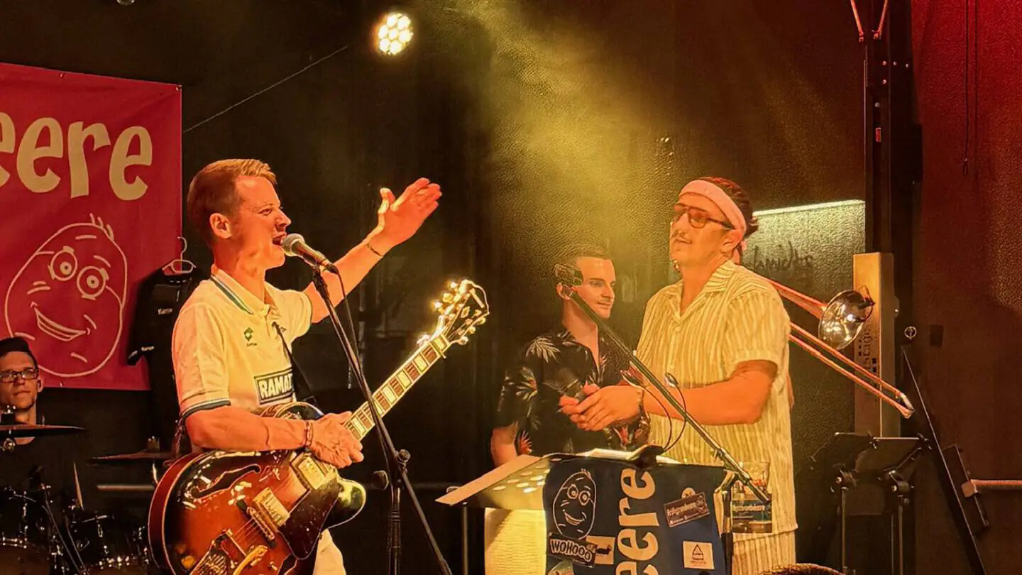 Frühgrumbeere Partyband Weinkerwe Deidesheim Samstag 2026 Foto: Ann-Sophie Manz
